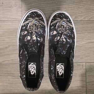 Vans Women's Cosmic Black Slip-On Sneakers